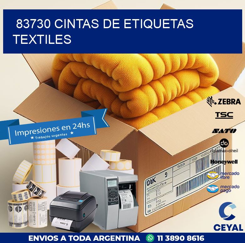 83730 CINTAS DE ETIQUETAS TEXTILES