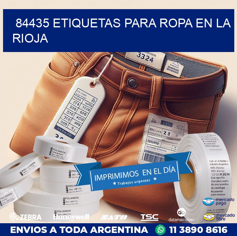 84435 ETIQUETAS PARA ROPA EN LA RIOJA