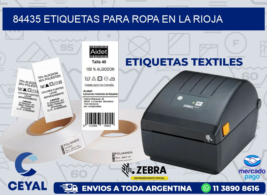 84435 ETIQUETAS PARA ROPA EN LA RIOJA