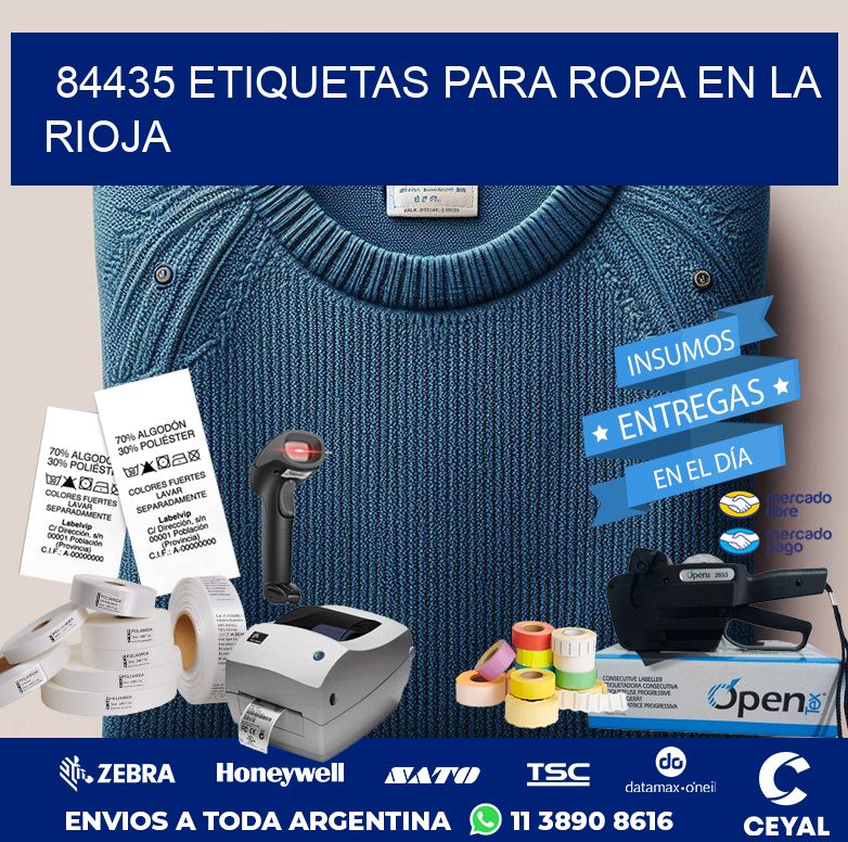 84435 ETIQUETAS PARA ROPA EN LA RIOJA