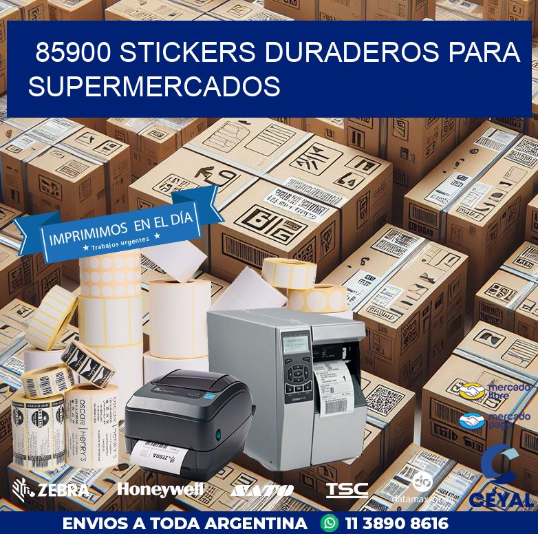 85900 STICKERS DURADEROS PARA SUPERMERCADOS