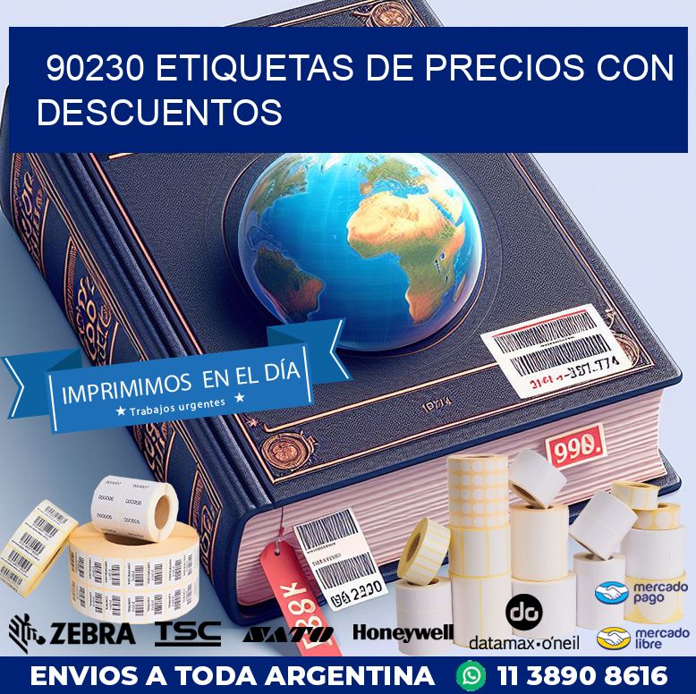 90230 ETIQUETAS DE PRECIOS CON DESCUENTOS
