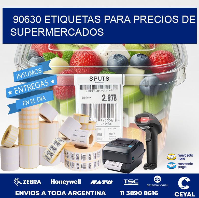 90630 ETIQUETAS PARA PRECIOS DE SUPERMERCADOS