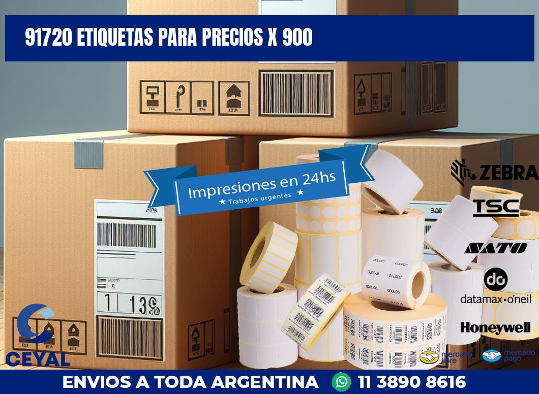91720 ETIQUETAS PARA PRECIOS X 900