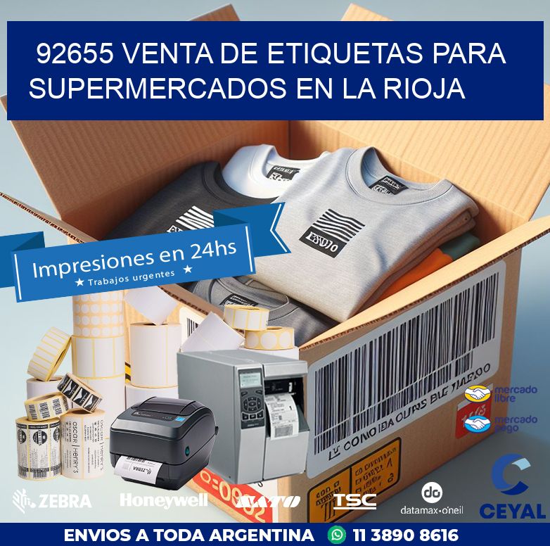 92655 VENTA DE ETIQUETAS PARA SUPERMERCADOS EN LA RIOJA