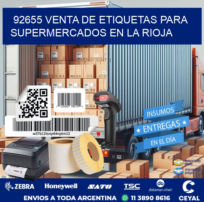 92655 VENTA DE ETIQUETAS PARA SUPERMERCADOS EN LA RIOJA