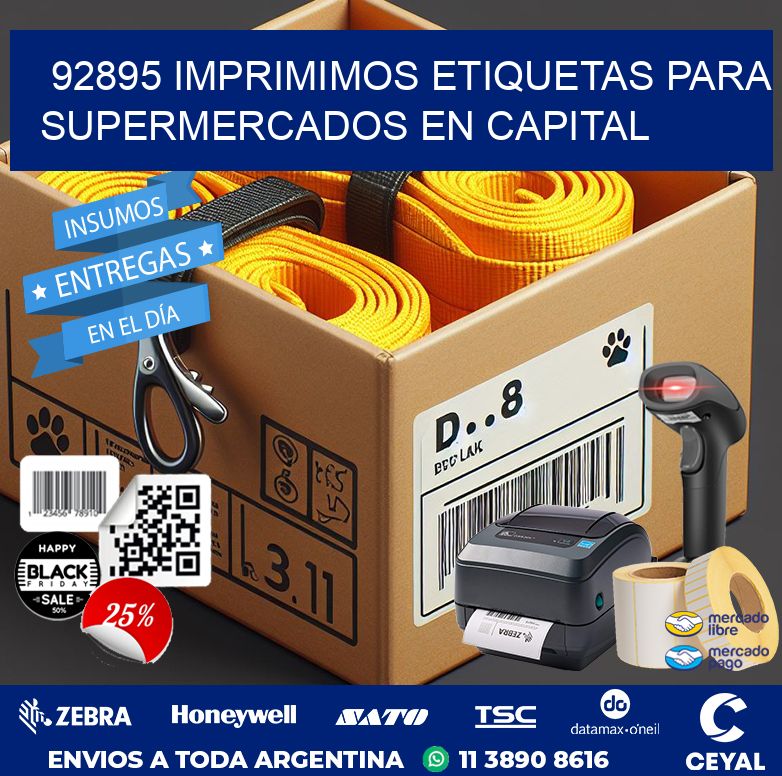 92895 IMPRIMIMOS ETIQUETAS PARA SUPERMERCADOS EN CAPITAL