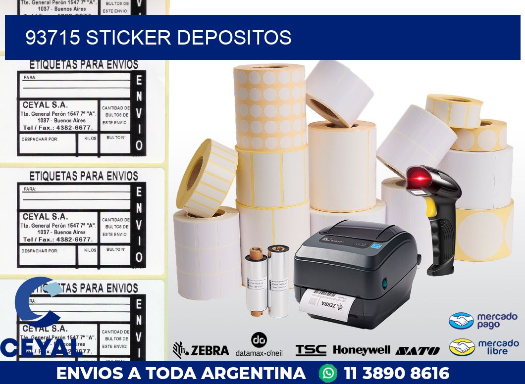 93715 STICKER DEPOSITOS