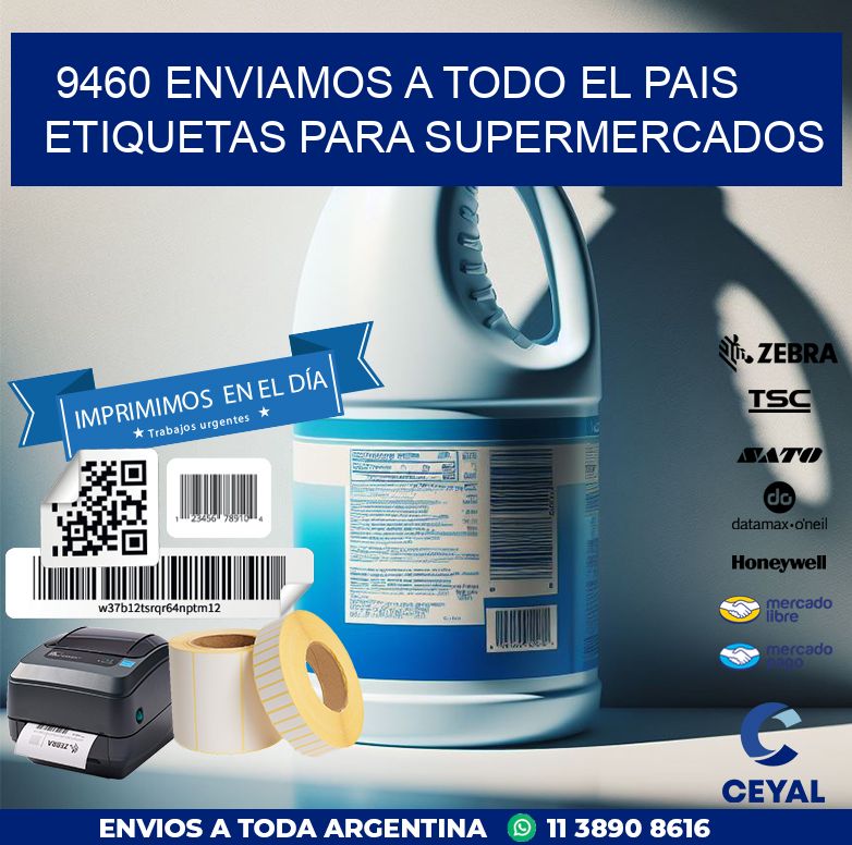 9460 ENVIAMOS A TODO EL PAIS ETIQUETAS PARA SUPERMERCADOS