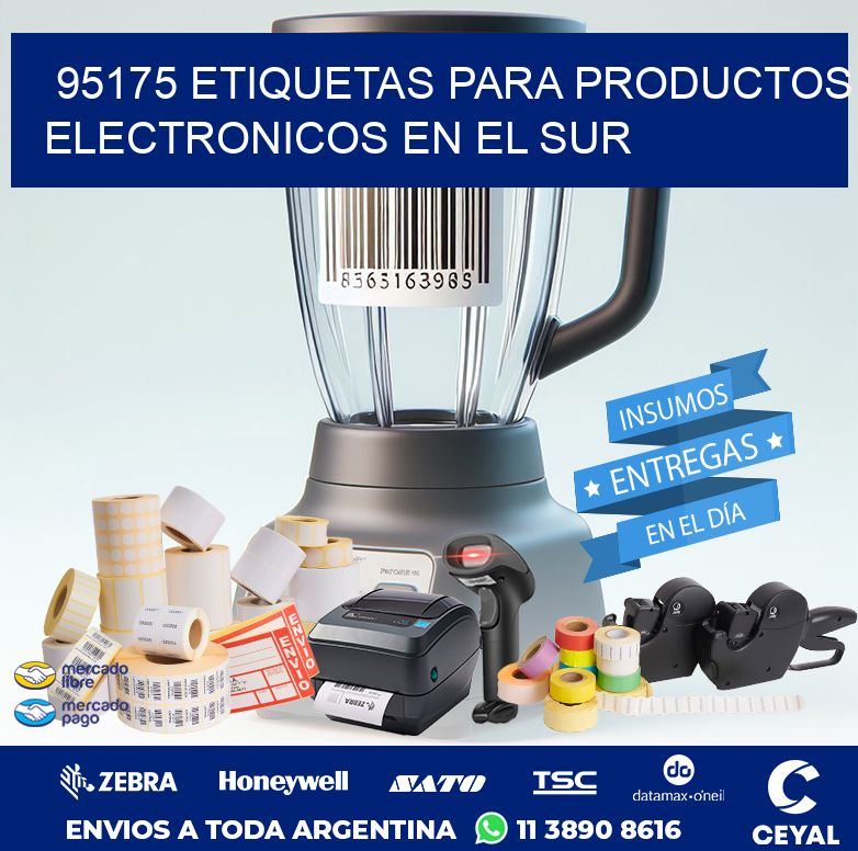 95175 ETIQUETAS PARA PRODUCTOS ELECTRONICOS EN EL SUR