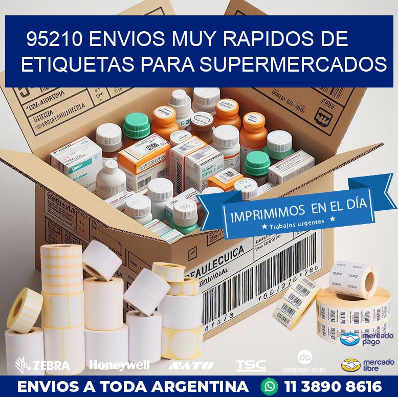 95210 ENVIOS MUY RAPIDOS DE ETIQUETAS PARA SUPERMERCADOS