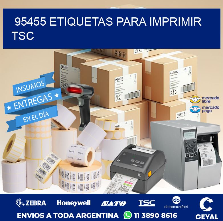 95455 ETIQUETAS PARA IMPRIMIR TSC