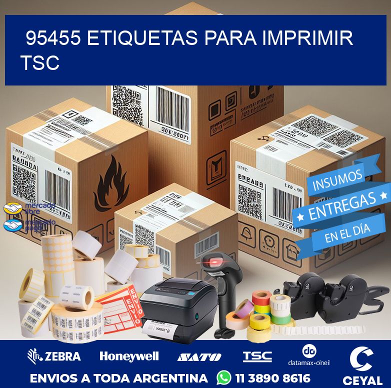 95455 ETIQUETAS PARA IMPRIMIR TSC