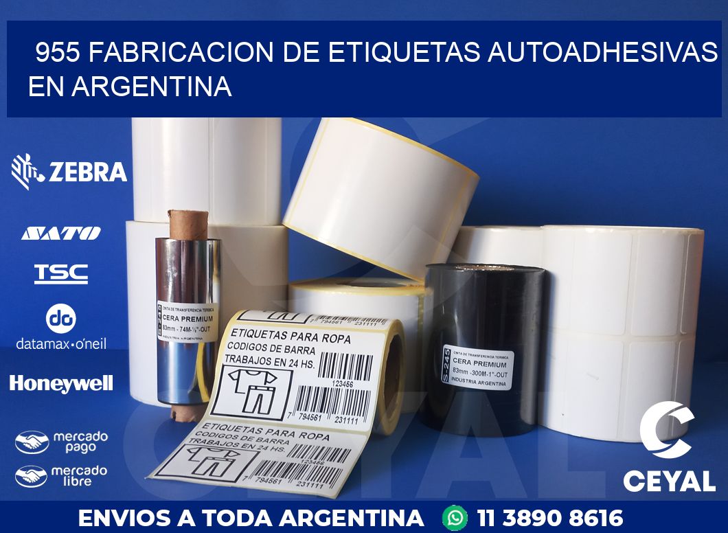 955 FABRICACION DE ETIQUETAS AUTOADHESIVAS EN ARGENTINA