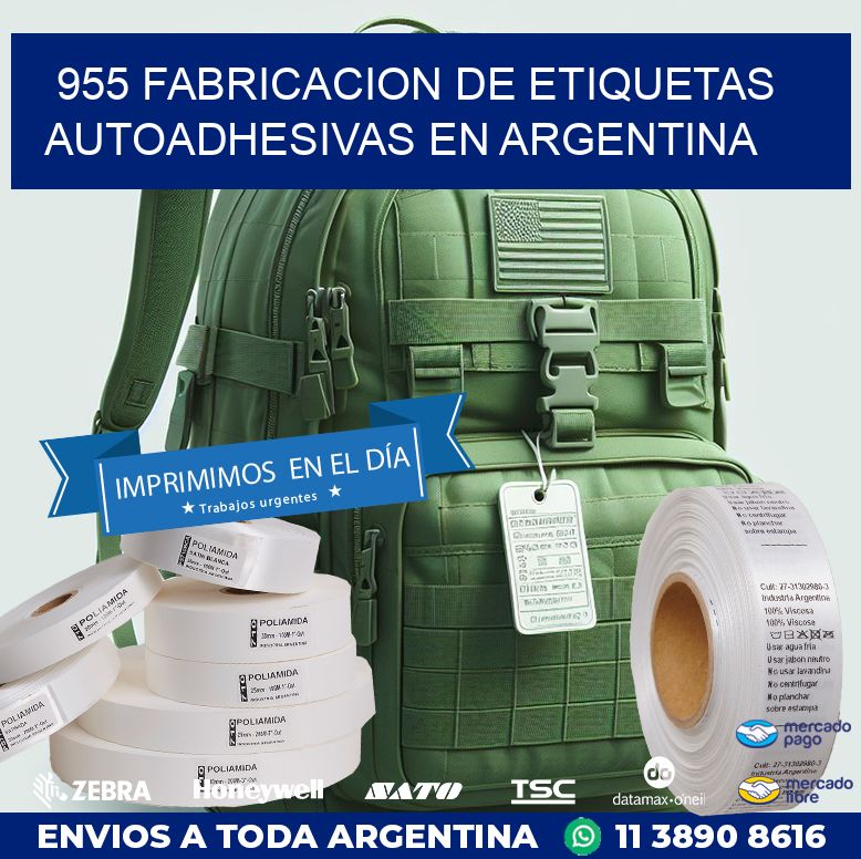 955 FABRICACION DE ETIQUETAS AUTOADHESIVAS EN ARGENTINA