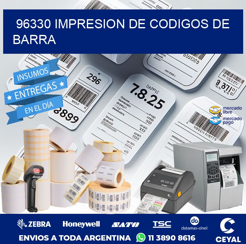 96330 IMPRESION DE CODIGOS DE BARRA