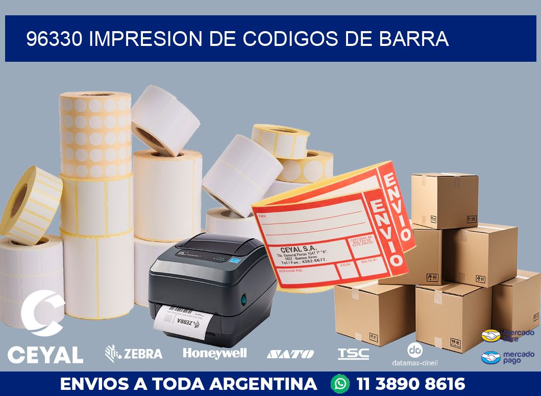 96330 IMPRESION DE CODIGOS DE BARRA