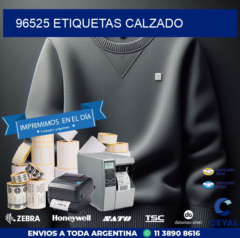 96525 ETIQUETAS CALZADO