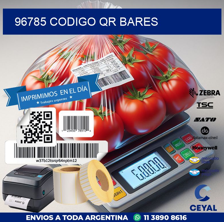 96785 CODIGO QR BARES