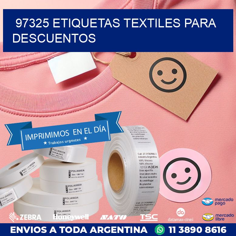97325 ETIQUETAS TEXTILES PARA DESCUENTOS