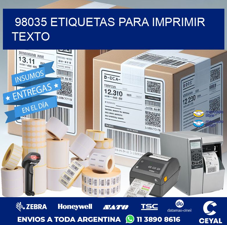 98035 ETIQUETAS PARA IMPRIMIR TEXTO