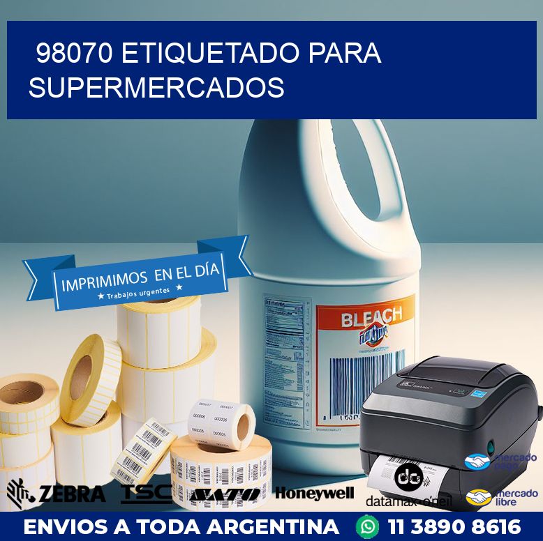 98070 ETIQUETADO PARA SUPERMERCADOS