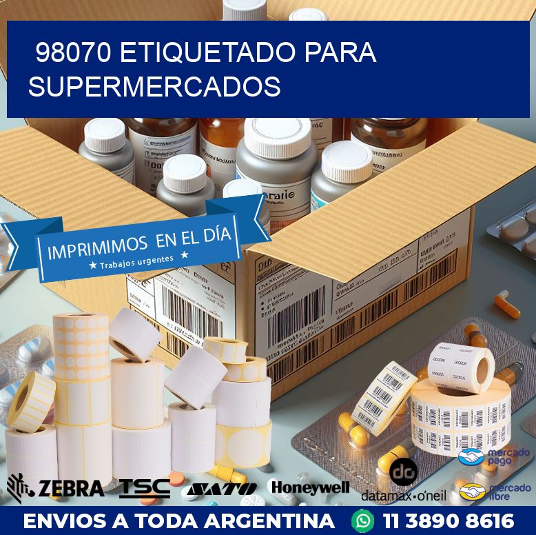 98070 ETIQUETADO PARA SUPERMERCADOS