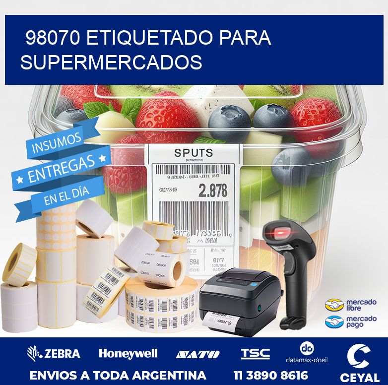 98070 ETIQUETADO PARA SUPERMERCADOS