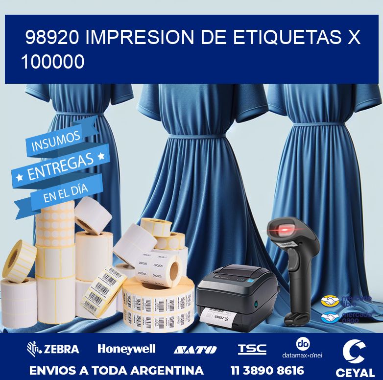 98920 IMPRESION DE ETIQUETAS X 100000