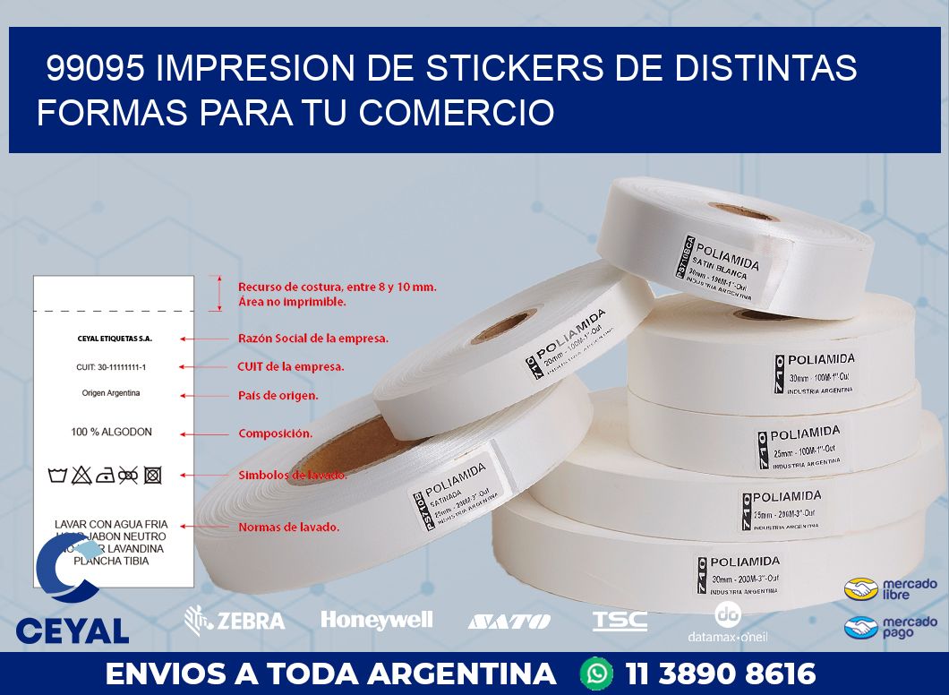 99095 IMPRESION DE STICKERS DE DISTINTAS FORMAS PARA TU COMERCIO