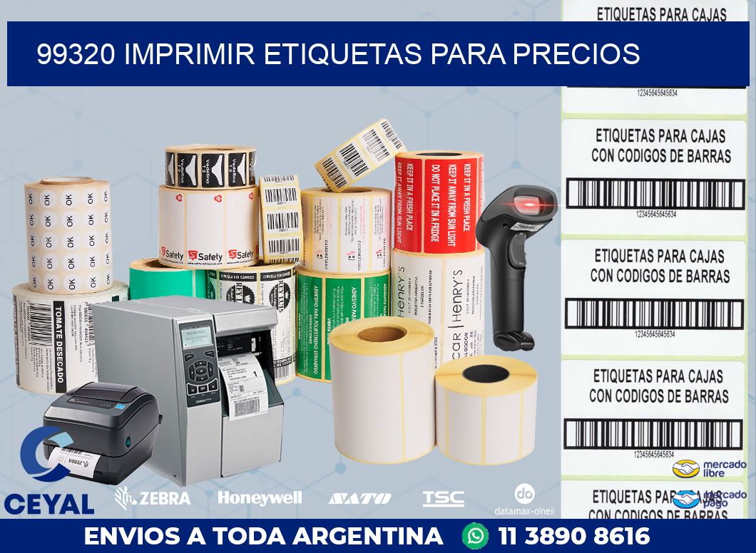 99320 IMPRIMIR ETIQUETAS PARA PRECIOS