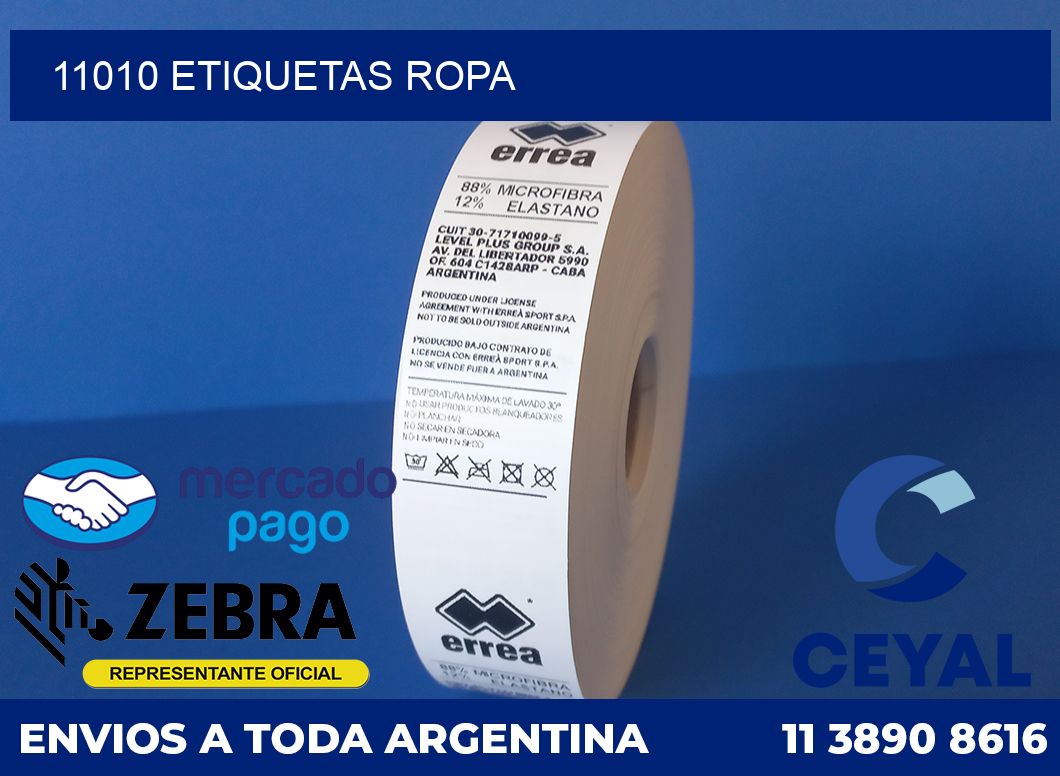 11010 ETIQUETAS ROPA