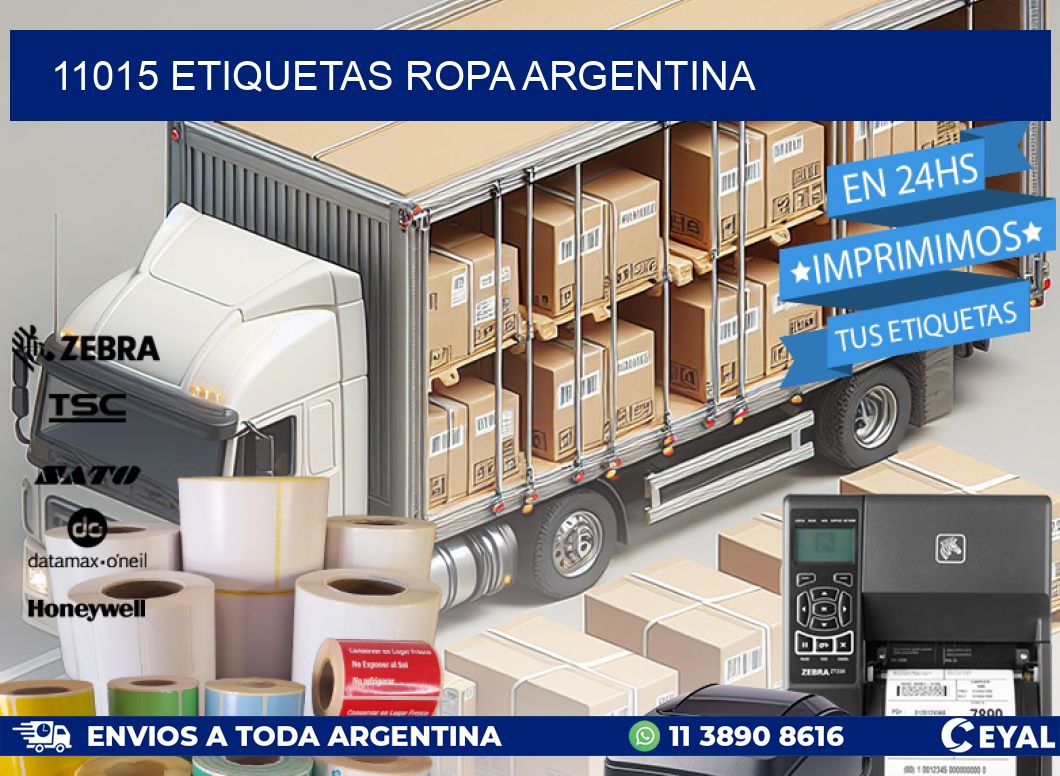 11015 ETIQUETAS ROPA ARGENTINA