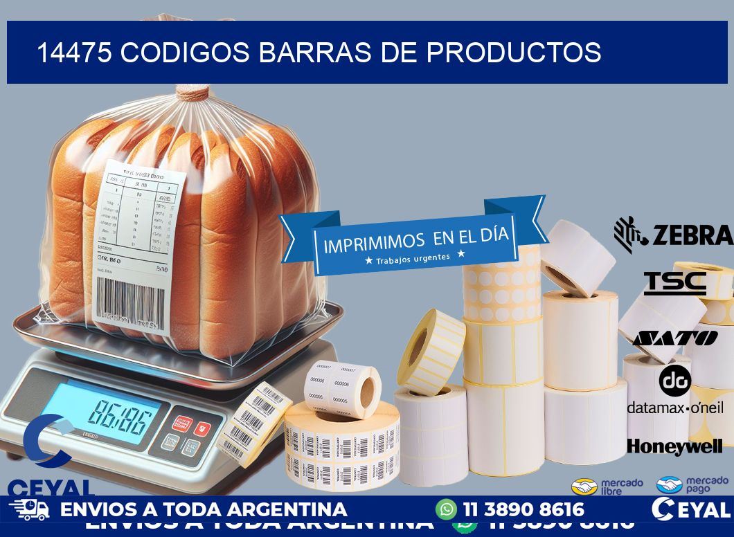 14475 CODIGOS BARRAS DE PRODUCTOS