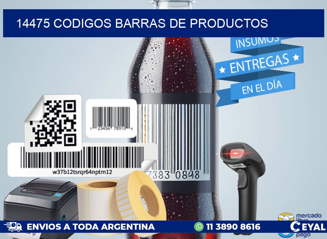 14475 CODIGOS BARRAS DE PRODUCTOS