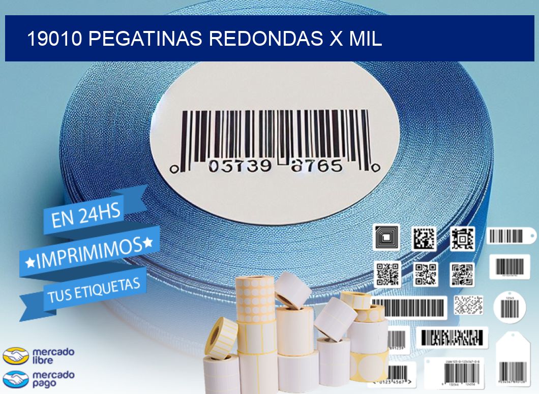 19010 PEGATINAS REDONDAS X MIL