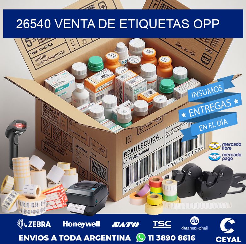 26540 VENTA DE ETIQUETAS OPP