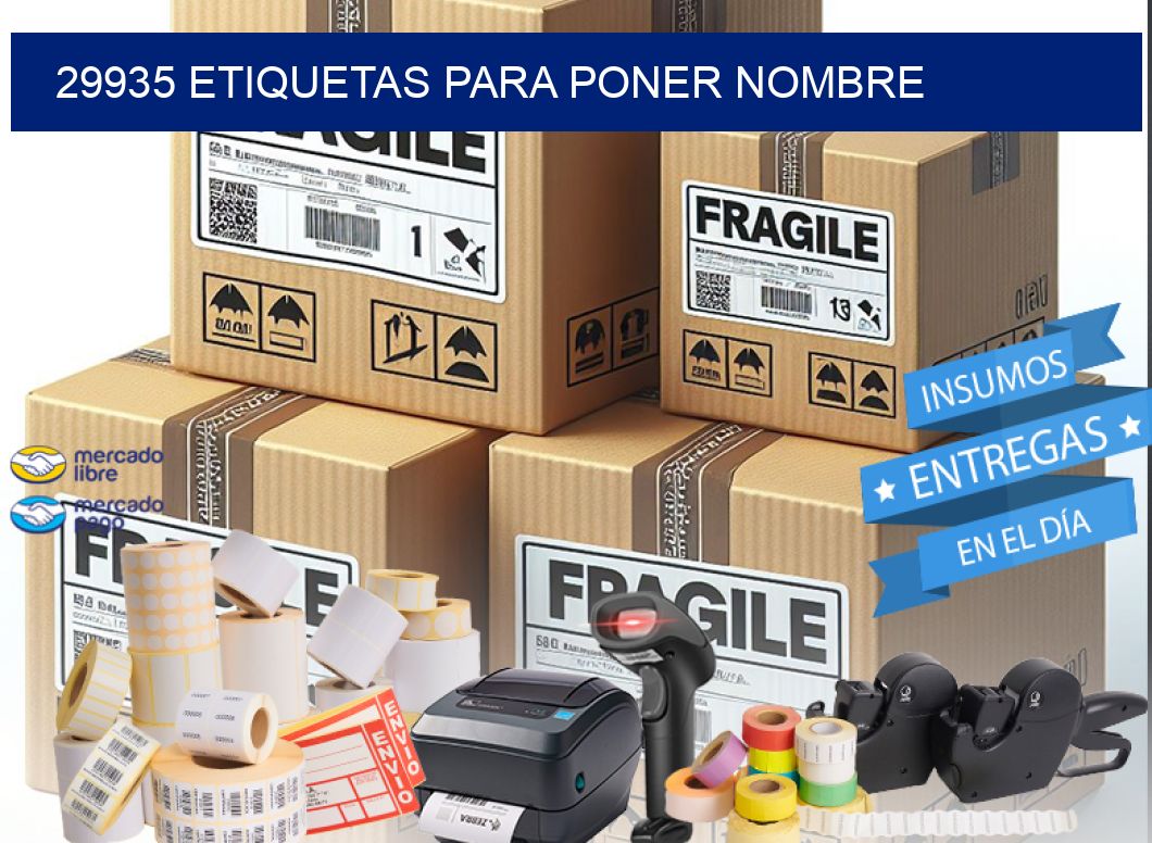 29935 ETIQUETAS PARA PONER NOMBRE