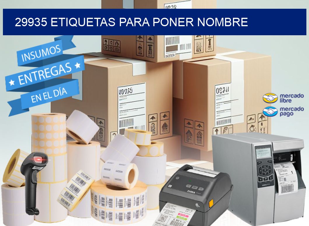 29935 ETIQUETAS PARA PONER NOMBRE