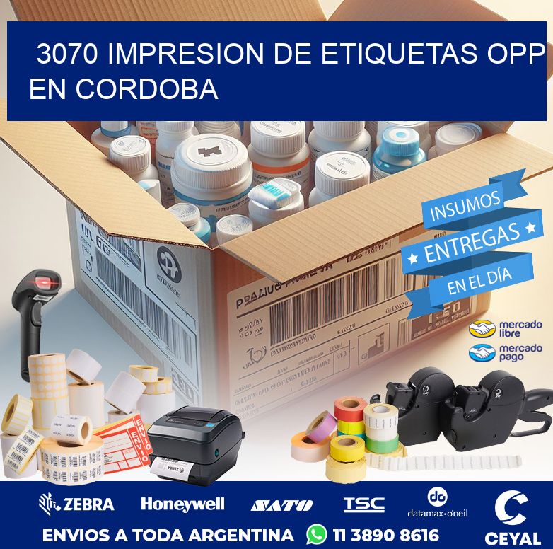 3070 IMPRESION DE ETIQUETAS OPP EN CORDOBA