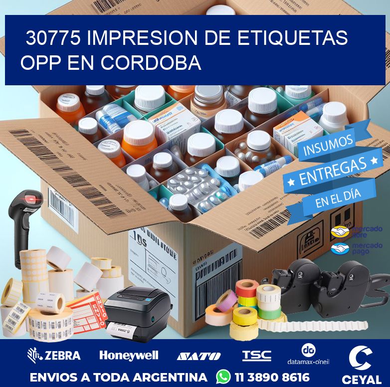 30775 IMPRESION DE ETIQUETAS OPP EN CORDOBA
