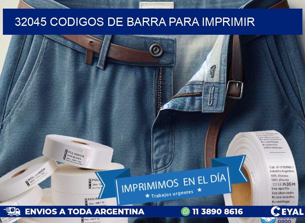 32045 codigos de barra para imprimir