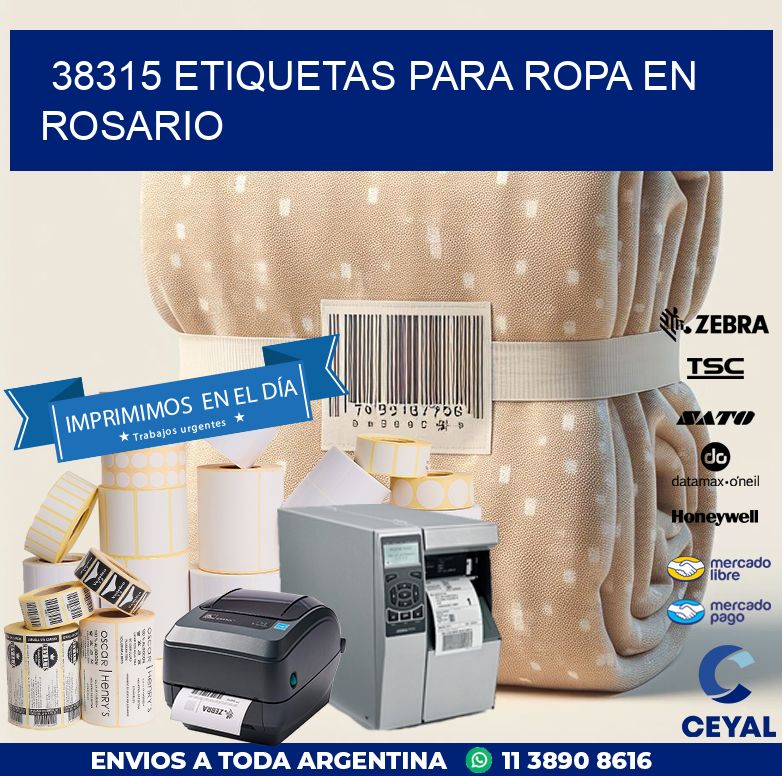 38315 ETIQUETAS PARA ROPA EN ROSARIO