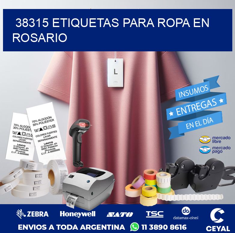 38315 ETIQUETAS PARA ROPA EN ROSARIO
