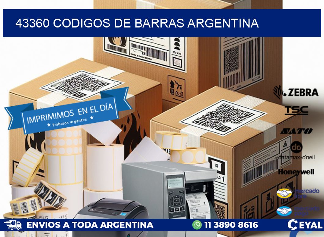 43360 CODIGOS DE BARRAS ARGENTINA