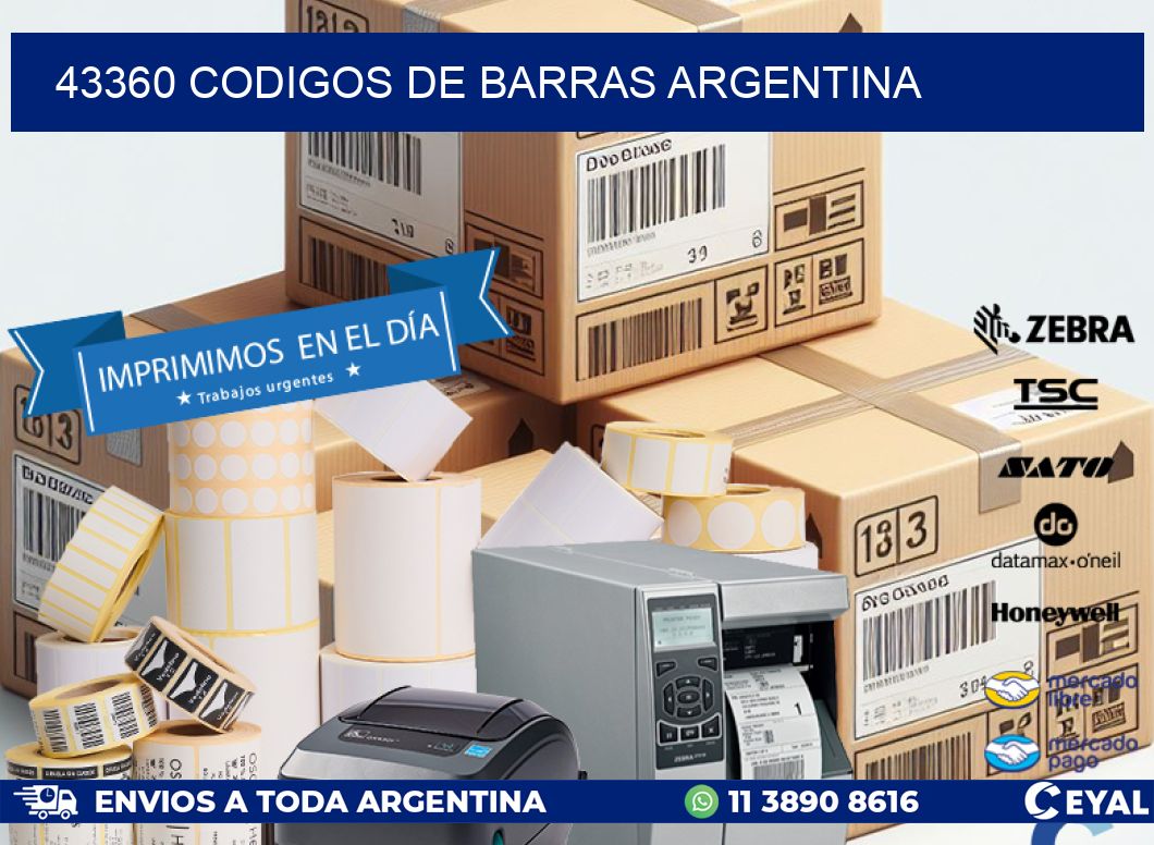 43360 CODIGOS DE BARRAS ARGENTINA