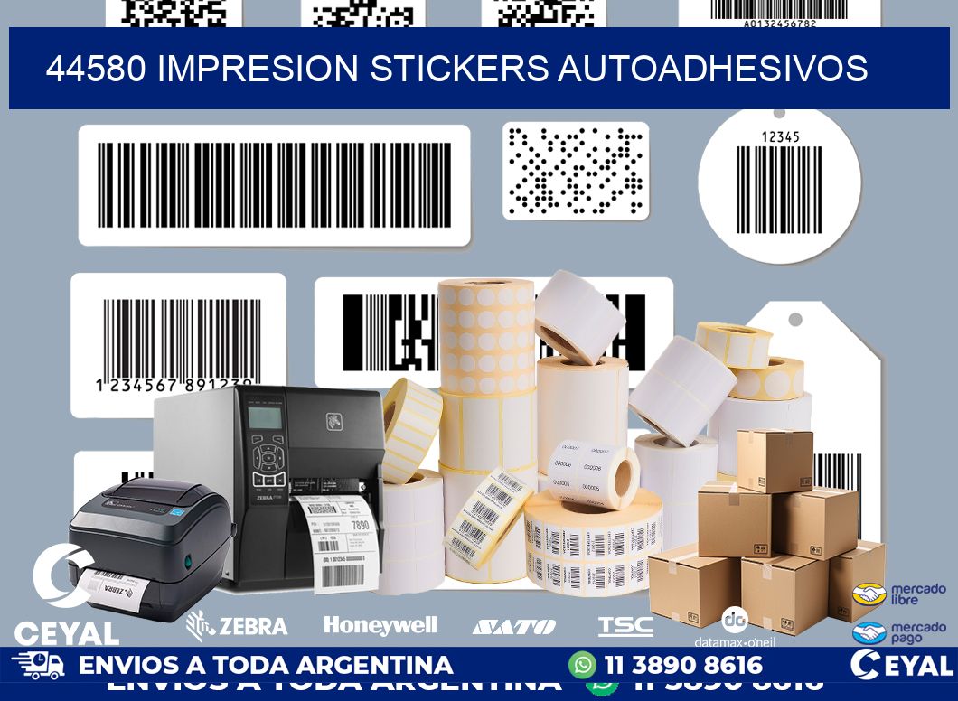 44580 Impresion stickers autoadhesivos