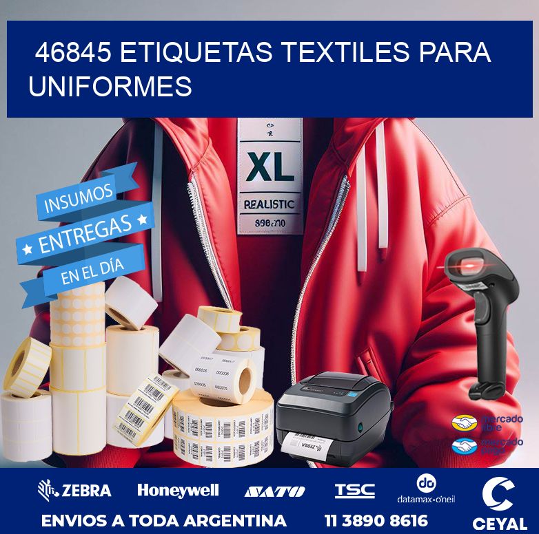 46845 ETIQUETAS TEXTILES PARA UNIFORMES