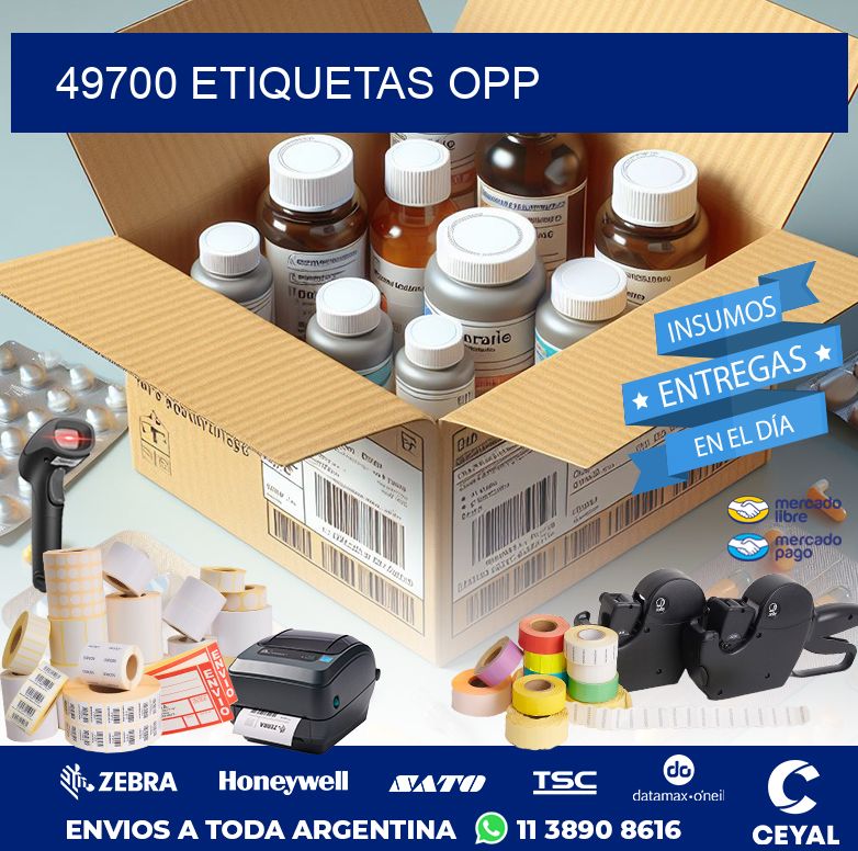 49700 ETIQUETAS OPP