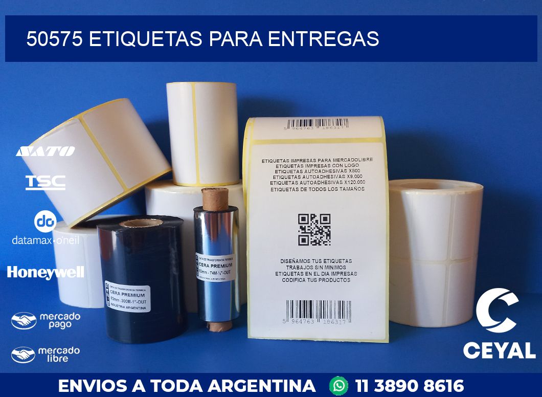 50575 ETIQUETAS PARA ENTREGAS